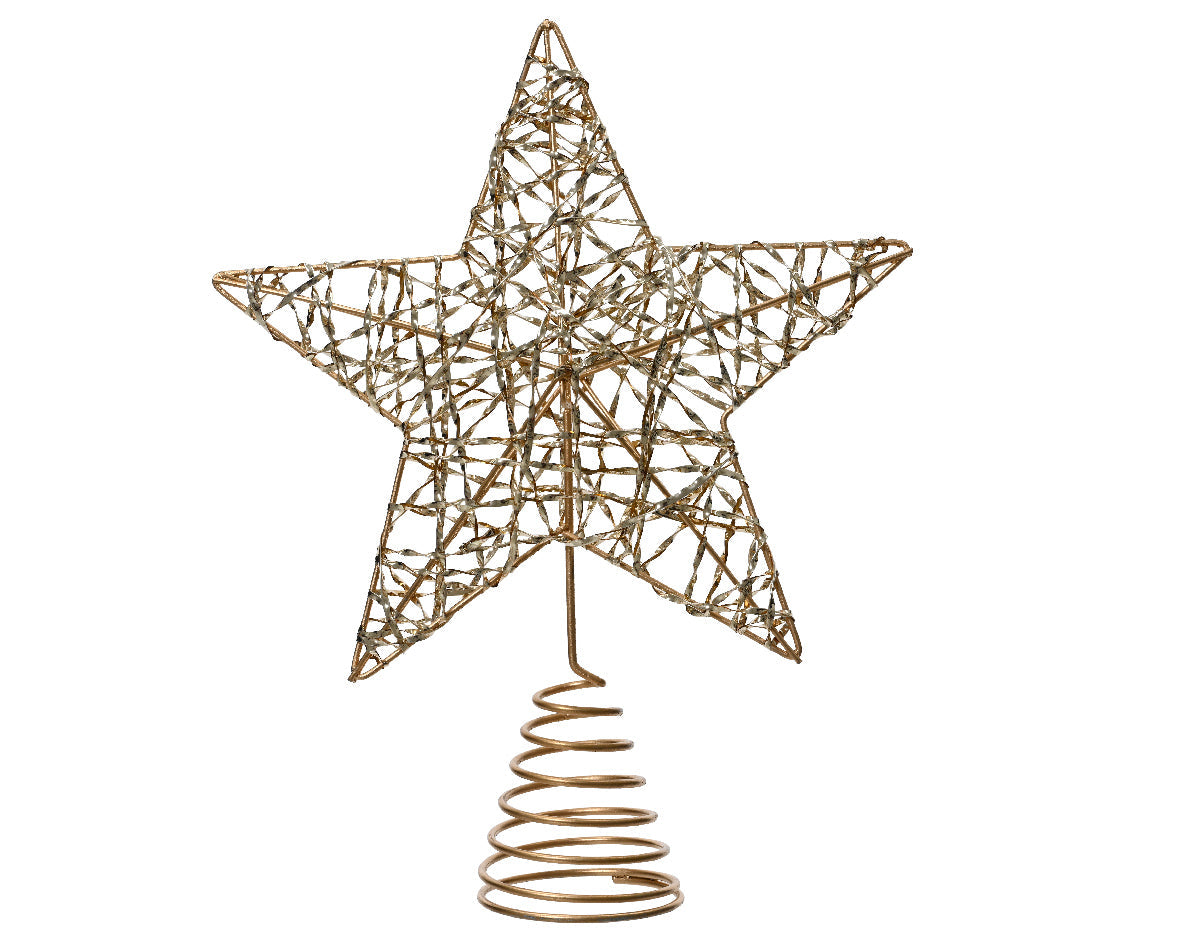 Punta de árbol en forma de estrella 23cm