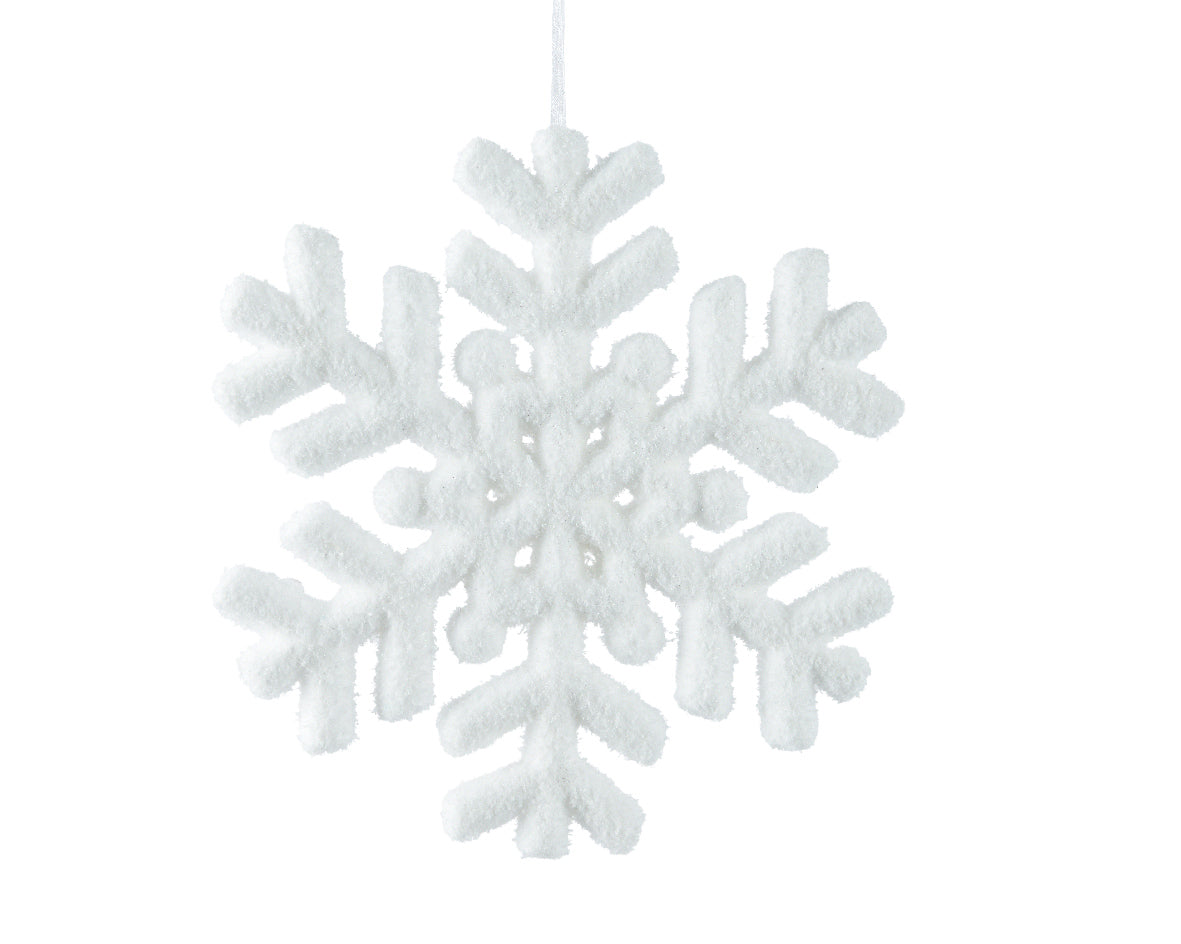 Ornamento de Navidad copo de nieve 20cm