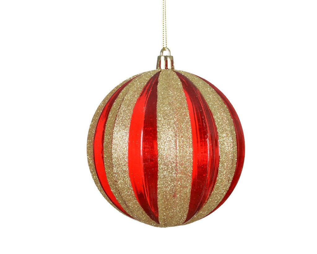 Bola de Navidad candy de dia10cm