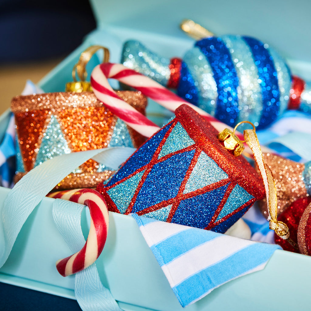 Ornamento de Navidad de tambores de Circo de 7cm