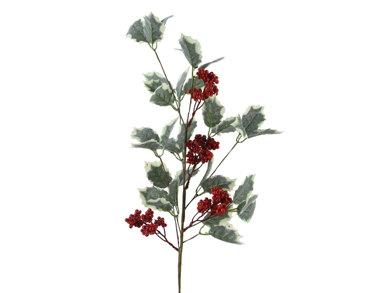 708822-Ramo de Acebo Everlands Verde/Rojo 68 cm-navidad-envio-canarias