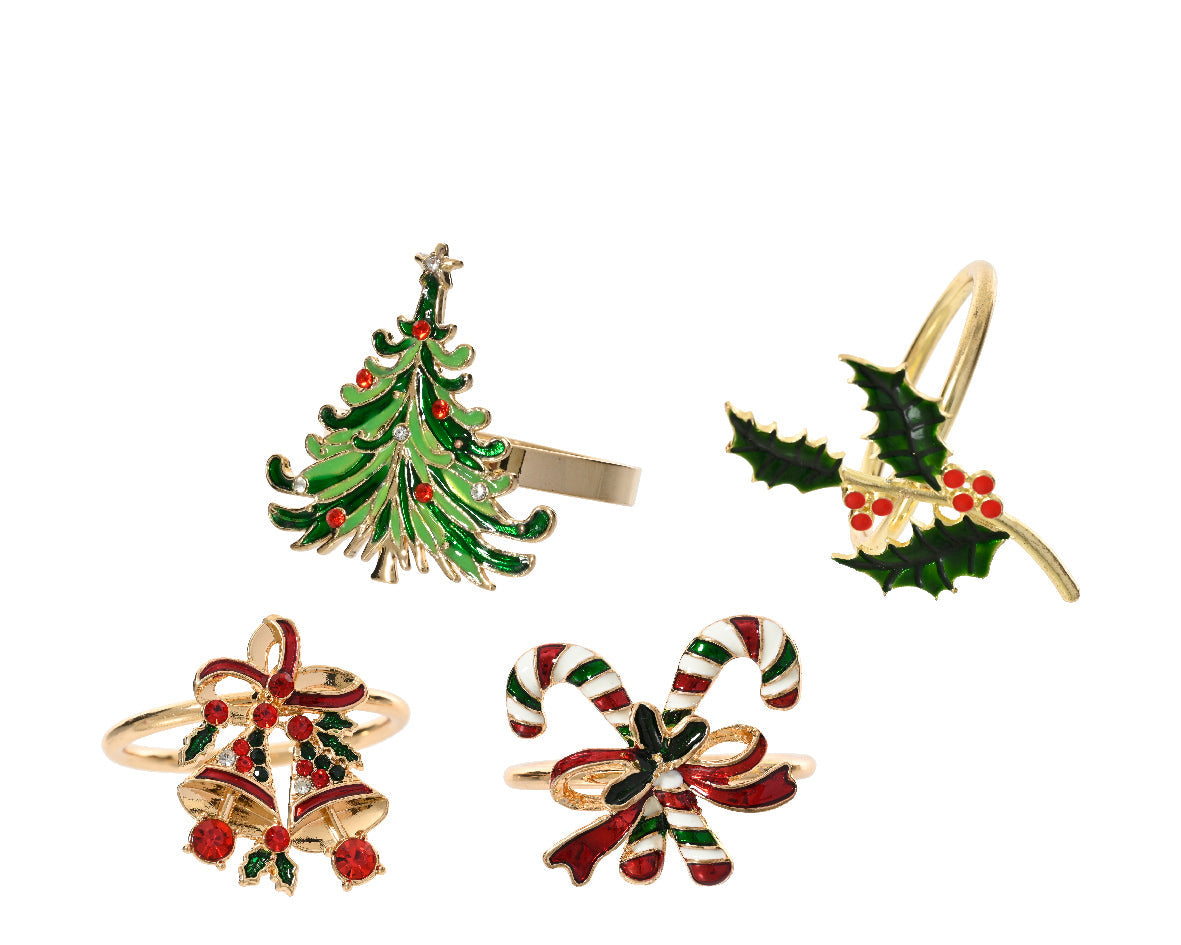 Anillos Porta Servilletas de navidad