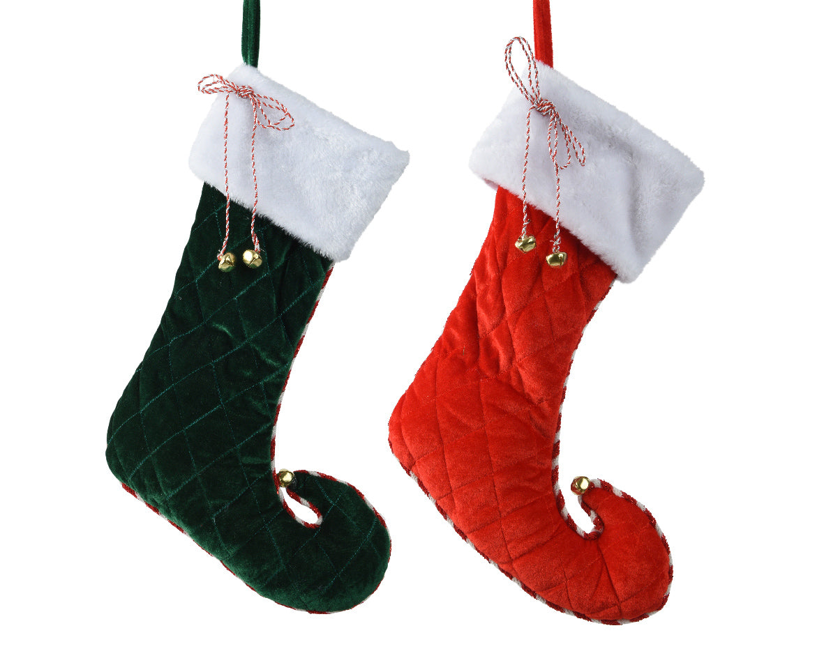 Calcetines de Elfo para chimenea 47cm