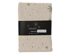 mantel de mesa de navidad blanco crema 240cm