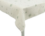 mantel de mesa de navidad blanco crema 240cm