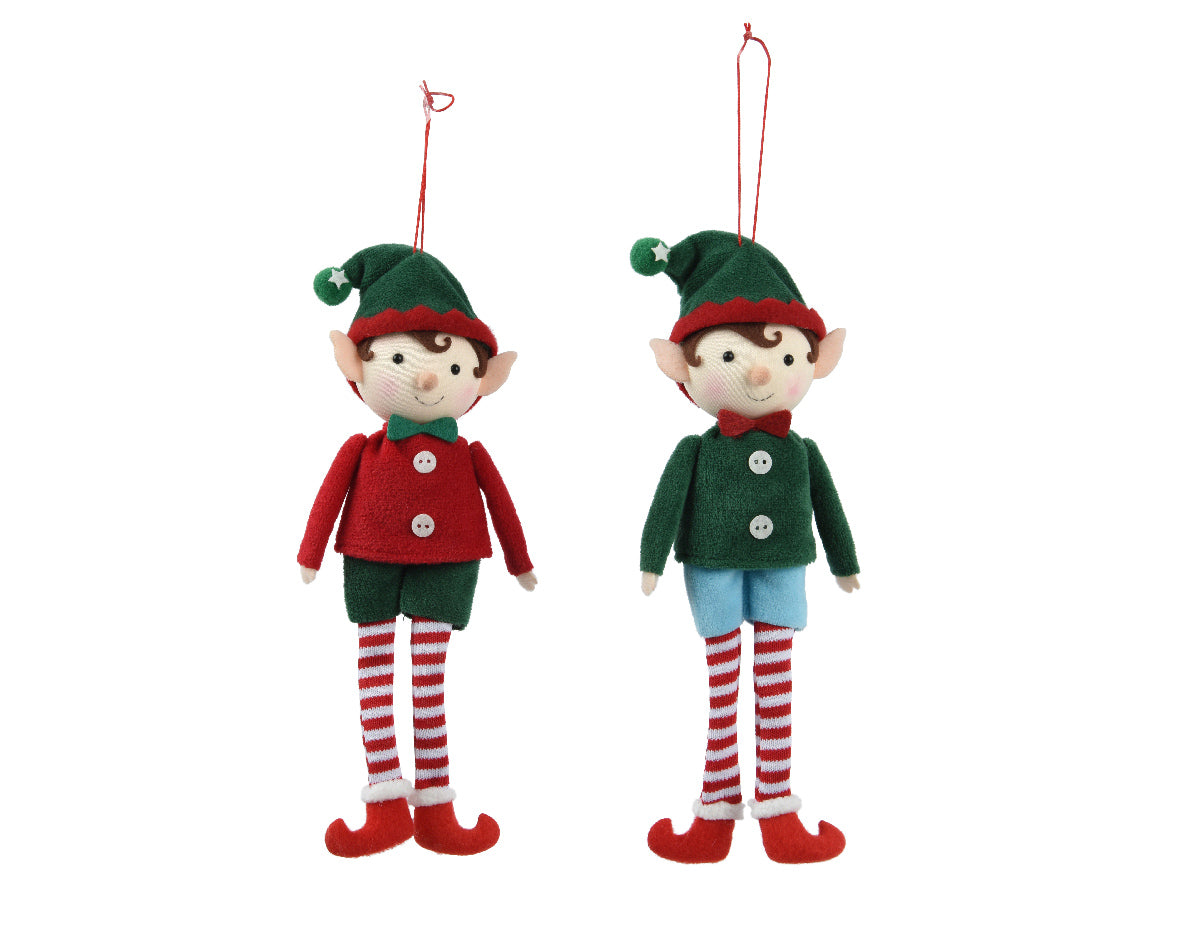 Ornamento de navidad de Elfos de 23cm