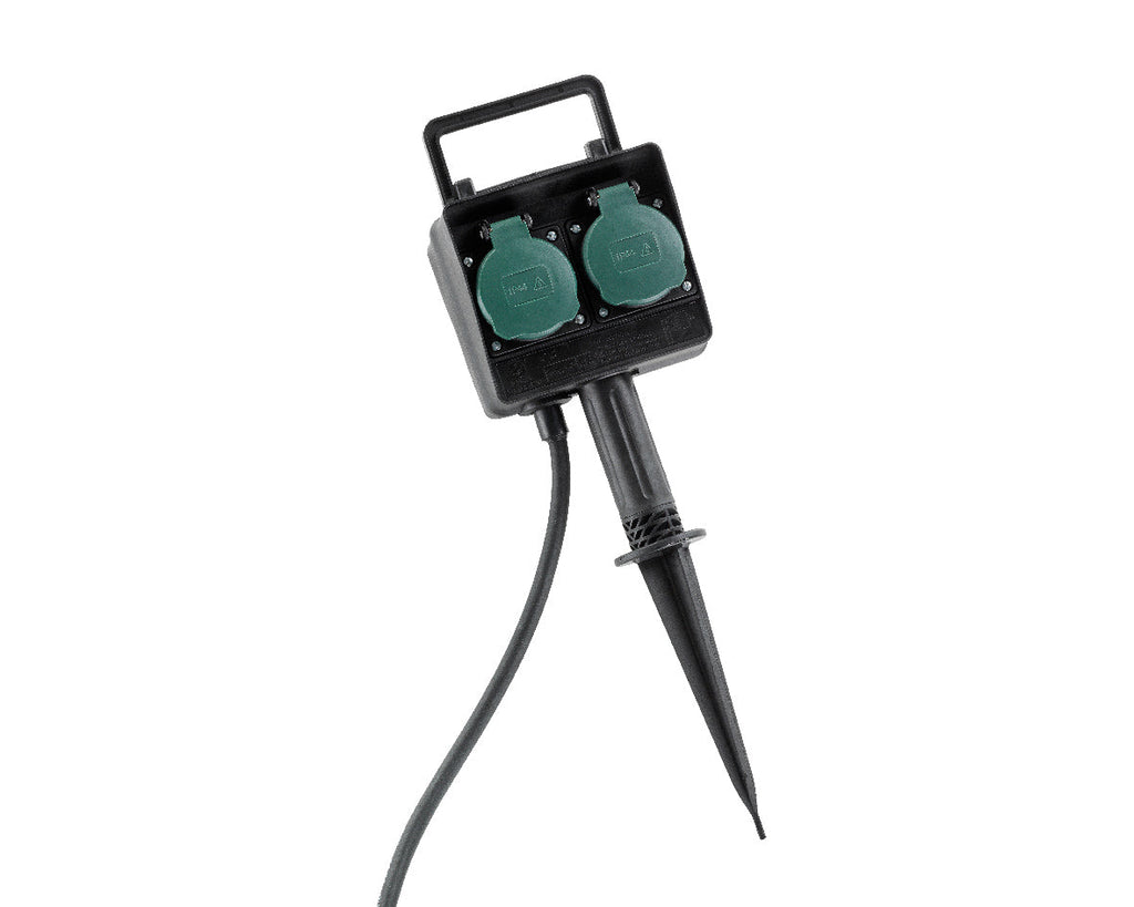 Enchufe extendedor para jardín