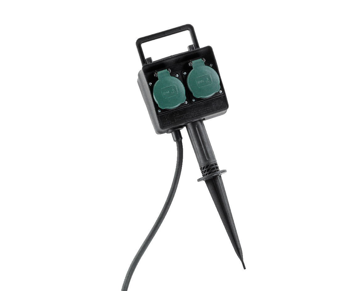 Enchufe extendedor para jardín