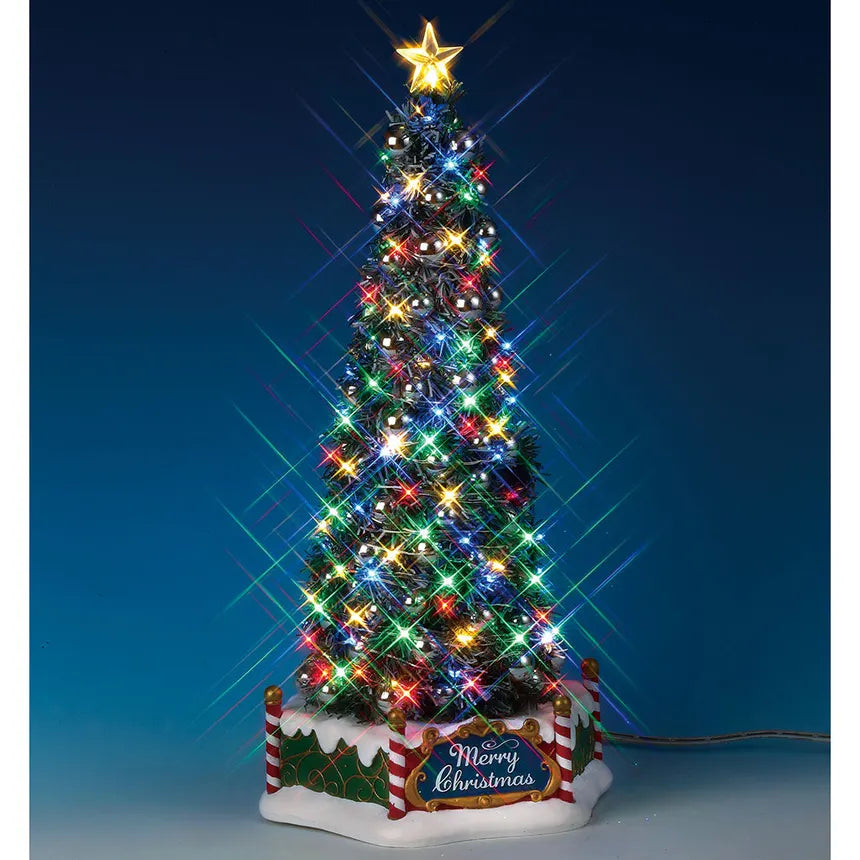 New Majestic Christmas Tree,  B/O (4.5V) Colección Villas De Navidad LEMAX®