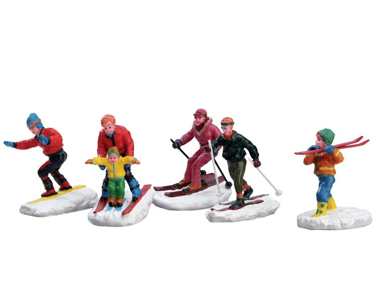 Winter Fun Figurines,  Set Of 5 Colección Vail Village LEMAX®