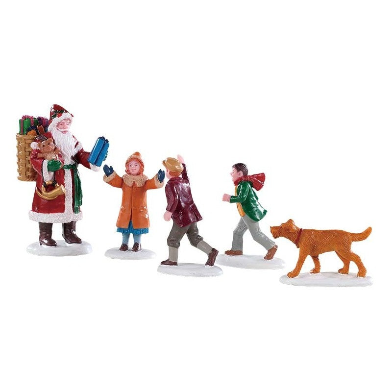 92745-Papa-Christmas!-set-de-5-LEMAX-envio-a-canarias