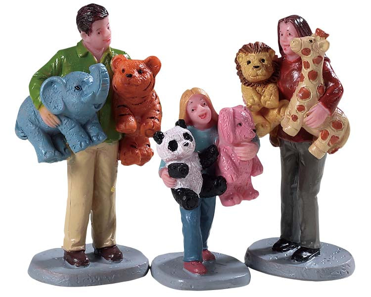 Figuras navideñas Ganadores Del Premio, Set De 3