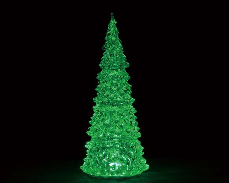 Arbol Cristal con luz led multicolor 22cm