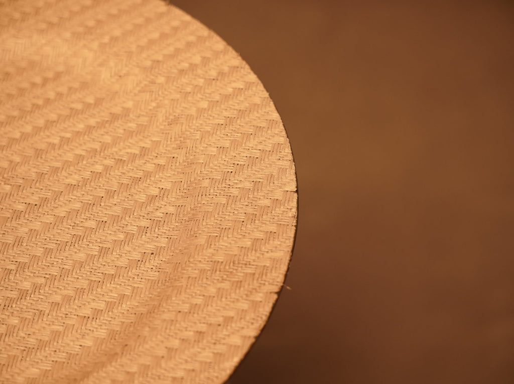 Bajo plato  estilo bohemio de rattan