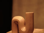 Portavela de Cerámica Abstracto