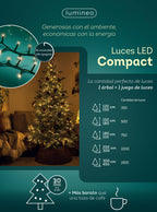 Girnalda de luces Compact 2250cm-1000LED Blanco Frío