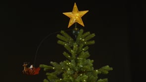 Punta de árbol HOHOHO giratorio