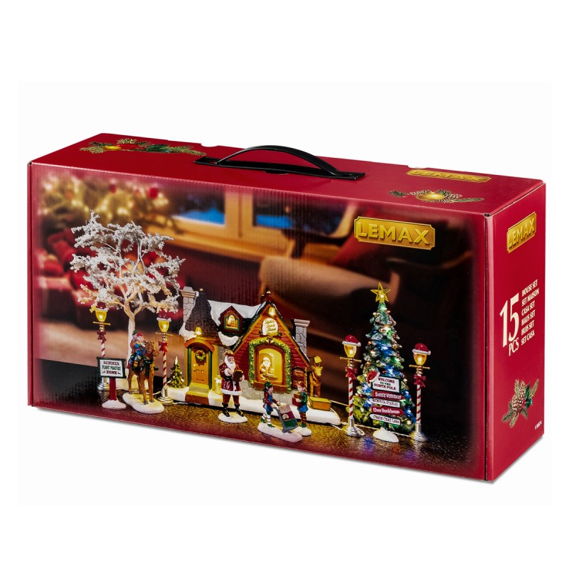 SET Santa'S Snack Shack 74254 Colección Santa'S Wonderland LEMAX®