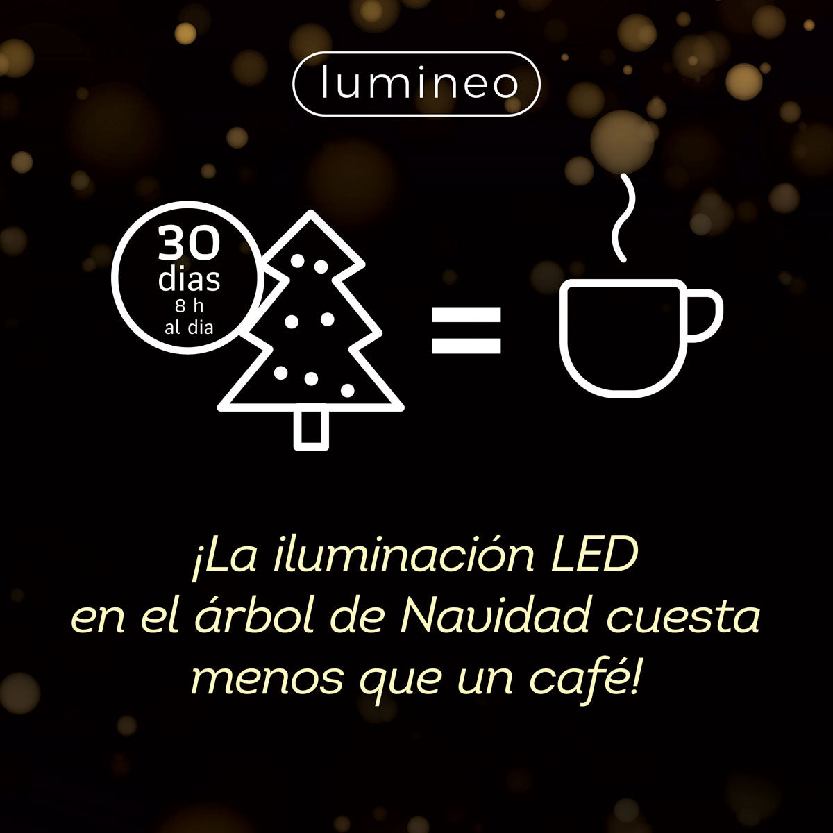 Girnalda de luces Compact 34m-1500LED Blanco Cálido