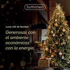 Guirnalda de luces Cluster 1900cm-2040LED Blanco Cálido