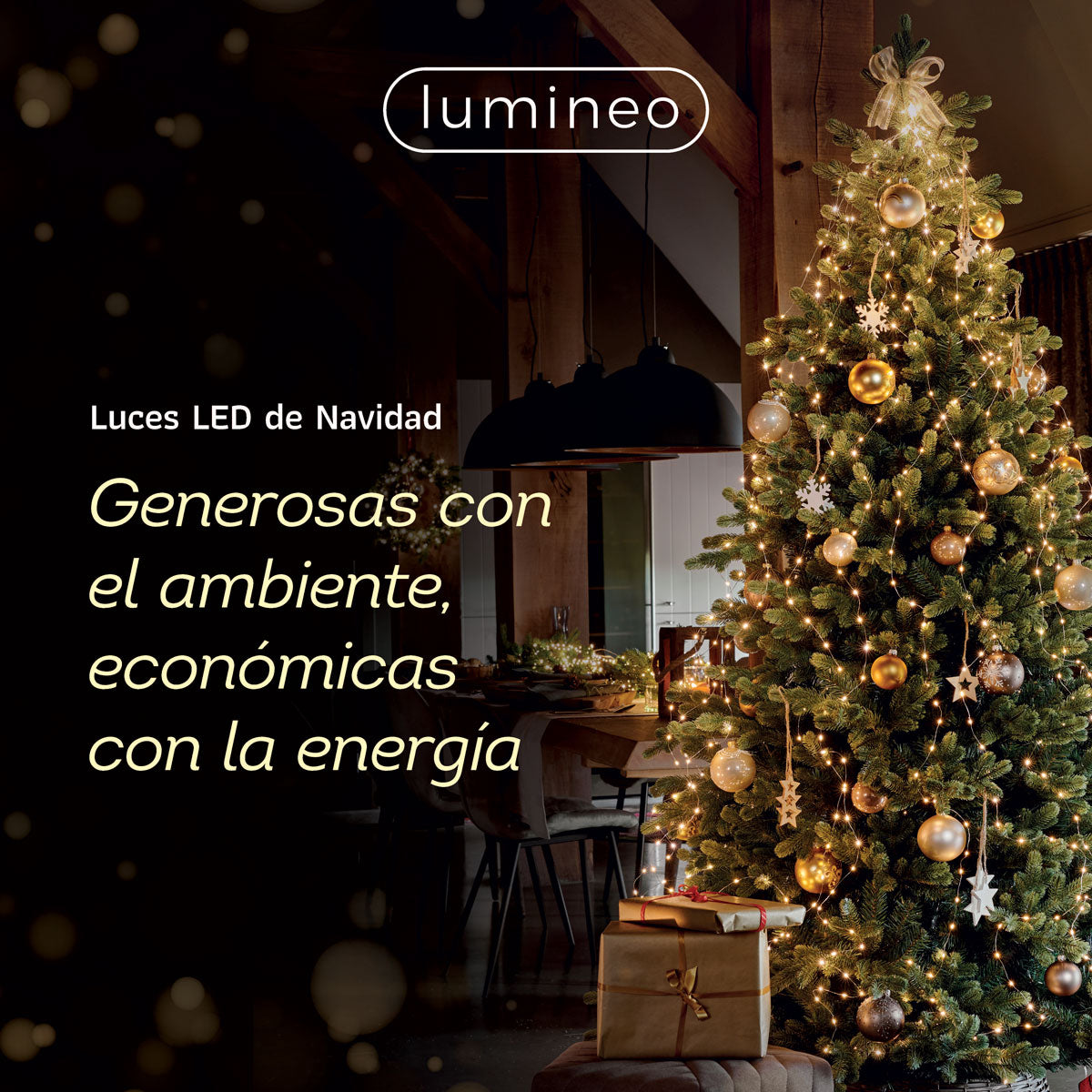 Guirnalda de luces Cluster 1900cm-2040LED Blanco Cálido